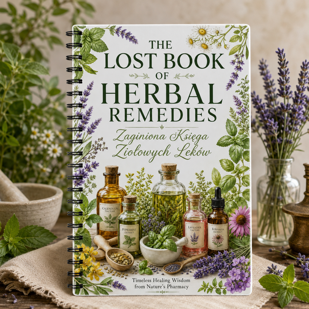 Holistic Health & Wellness - Herbal Remedies & Natural Healing Journal,