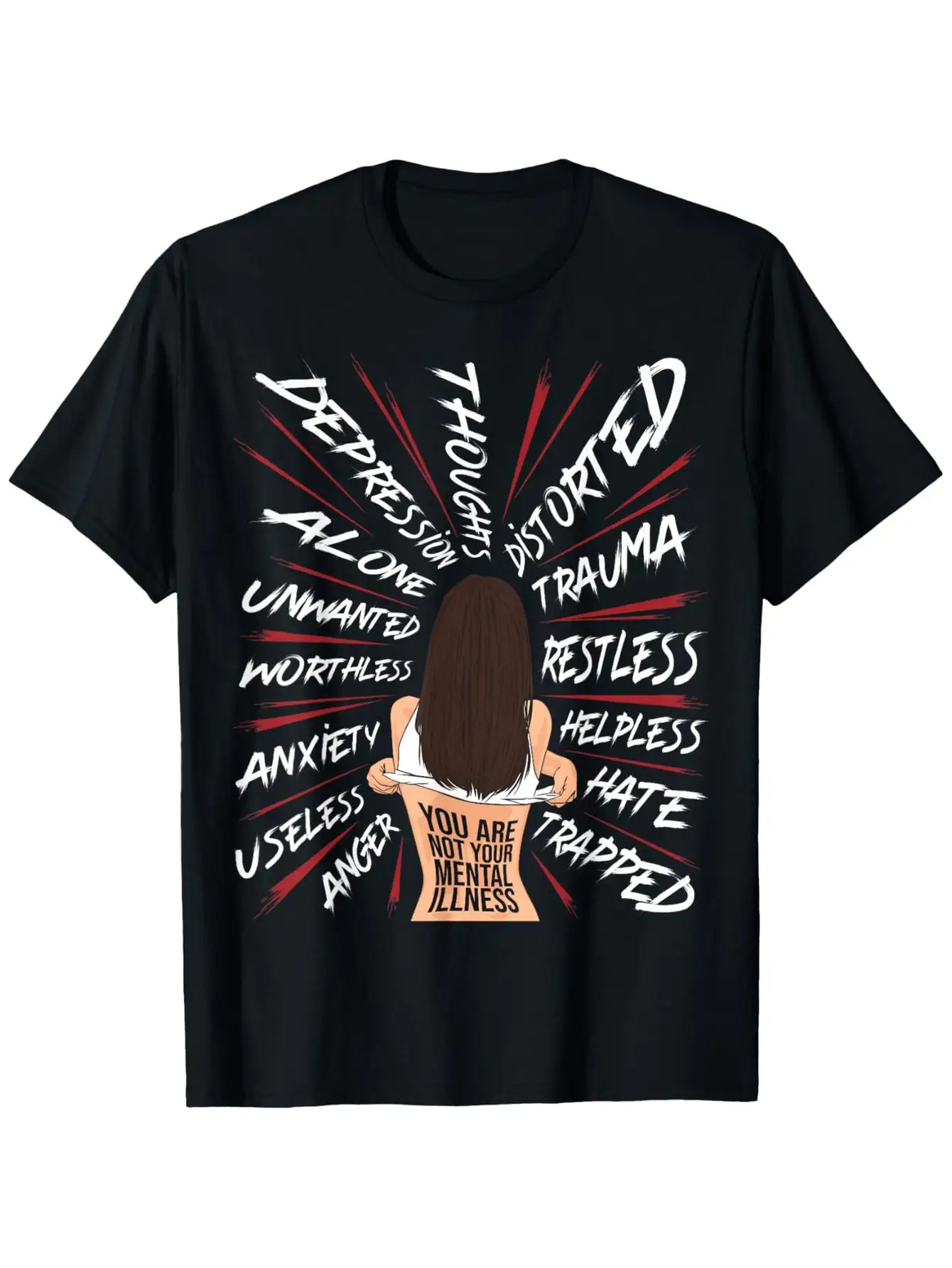 Health & Wellness Quotes Inspirational - Men's Mental Health Awareness T-Shirt -
