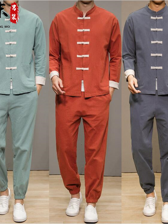 Health & Wellness Quotes Inspirational - Chinese Style Cotton Linen Tang Suit