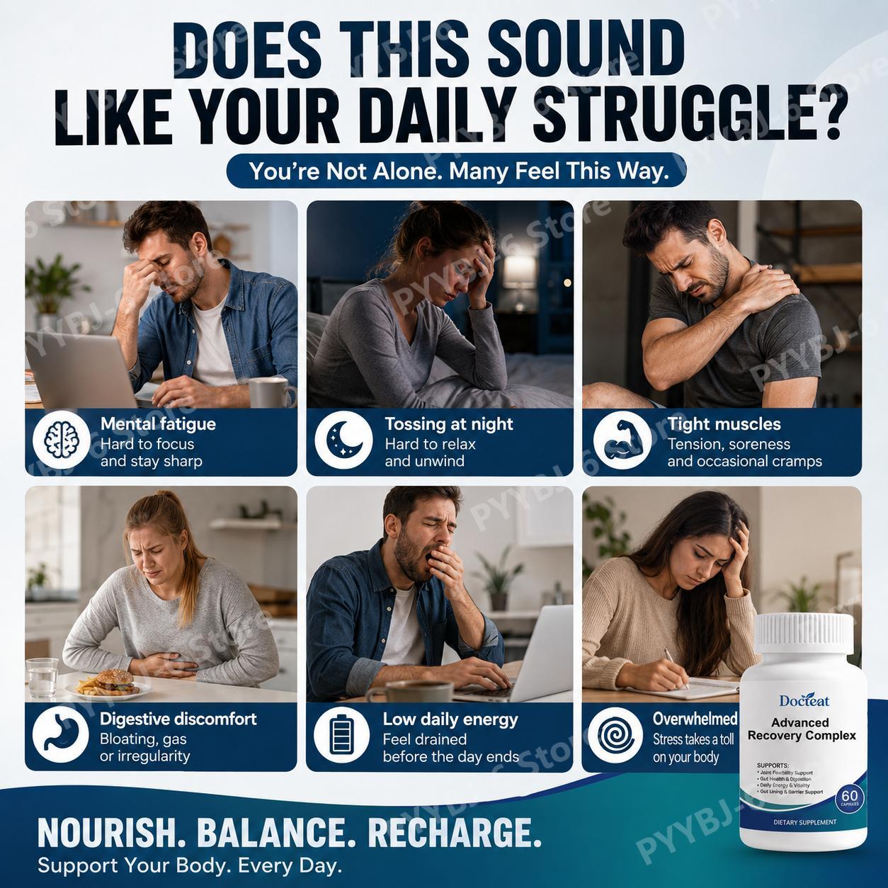 Advanced Recovery Complex 60 C - Health Wellness Usa บทวิจารณ์และราคา