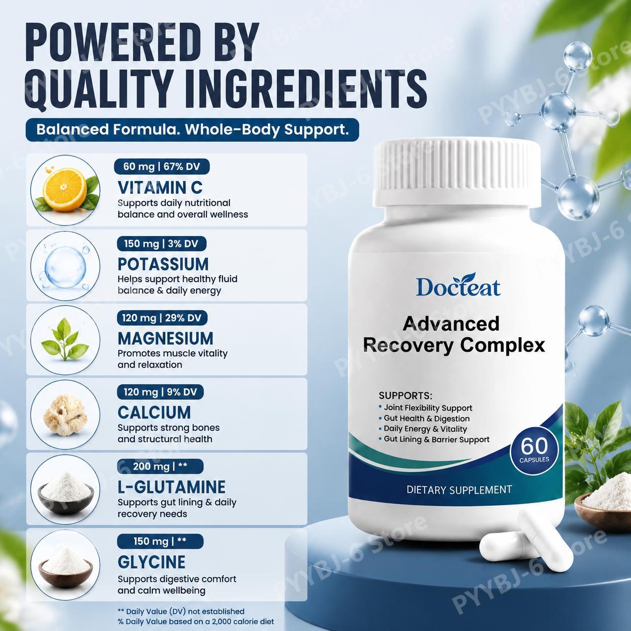 Advanced Recovery Complex 60 C - Health Wellness Usa บทวิจารณ์และราคา