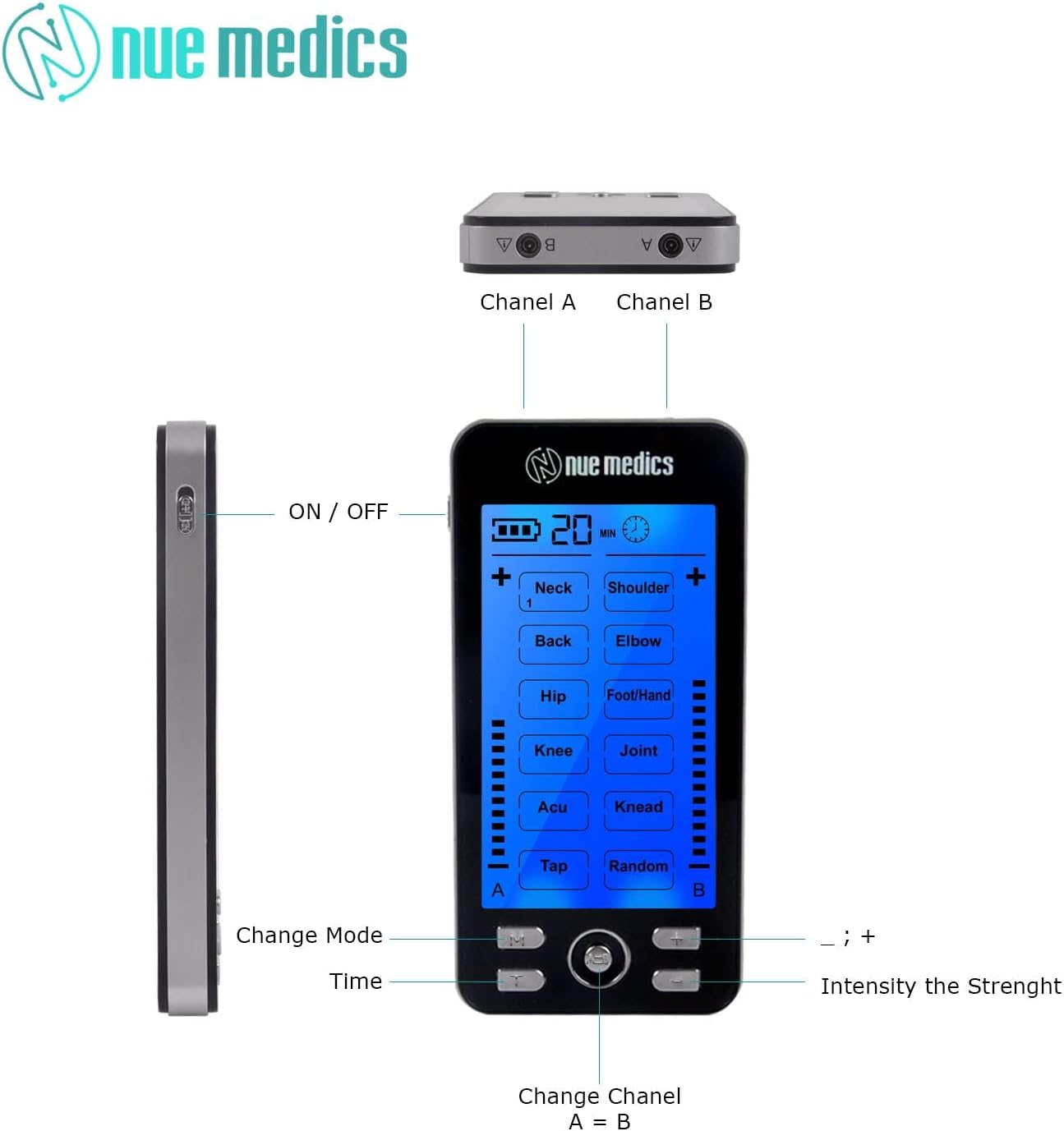 TENS Unit Muscle Stimulator fo - Tens Pain Relief Unit บทวิจารณ์และราคา