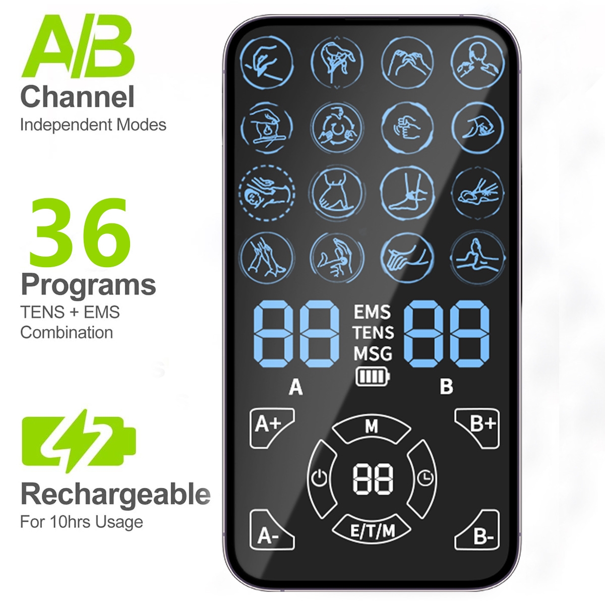 TENS Unit EMS Pain Relief Mass - Tens Pain Relief Unit บทวิจารณ์และราคา