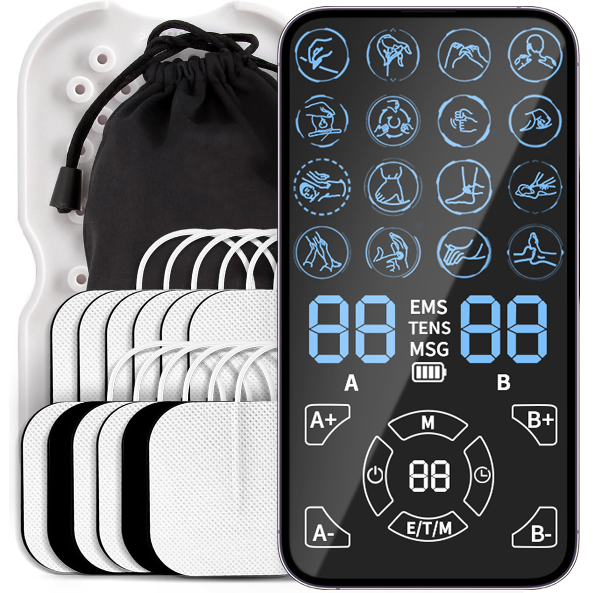 Pain Relief TENS Unit EMS Mass - Tens Pain Relief Unit บทวิจารณ์และราคา