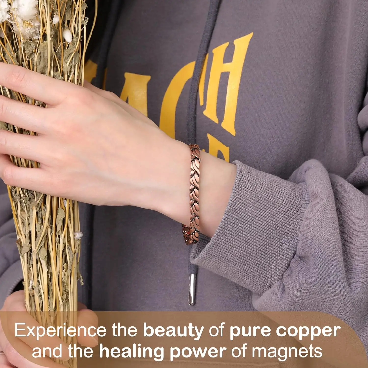 ARADOO Pure Copper Magnetic Br - Health Wellness Gifts Women บทวิจารณ์และราคา