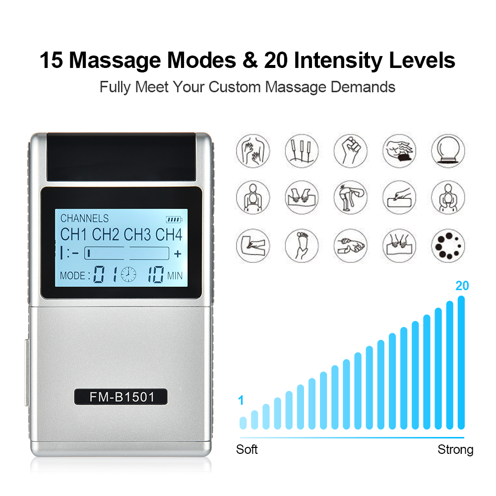 8 Electrode Pads 15 Mode Healt - Tens Pain Relief Unit บทวิจารณ์และราคา