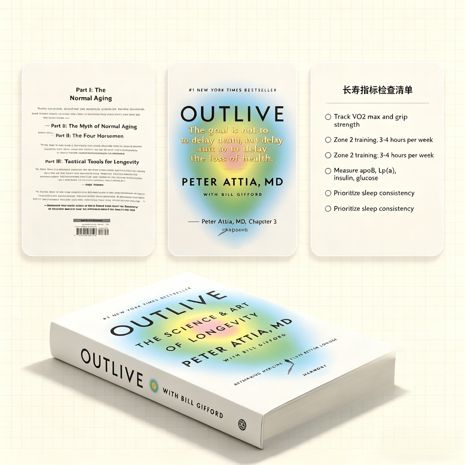Outlive: The Science & Art of  - Health Wellness Longevity บทวิจารณ์และราคา