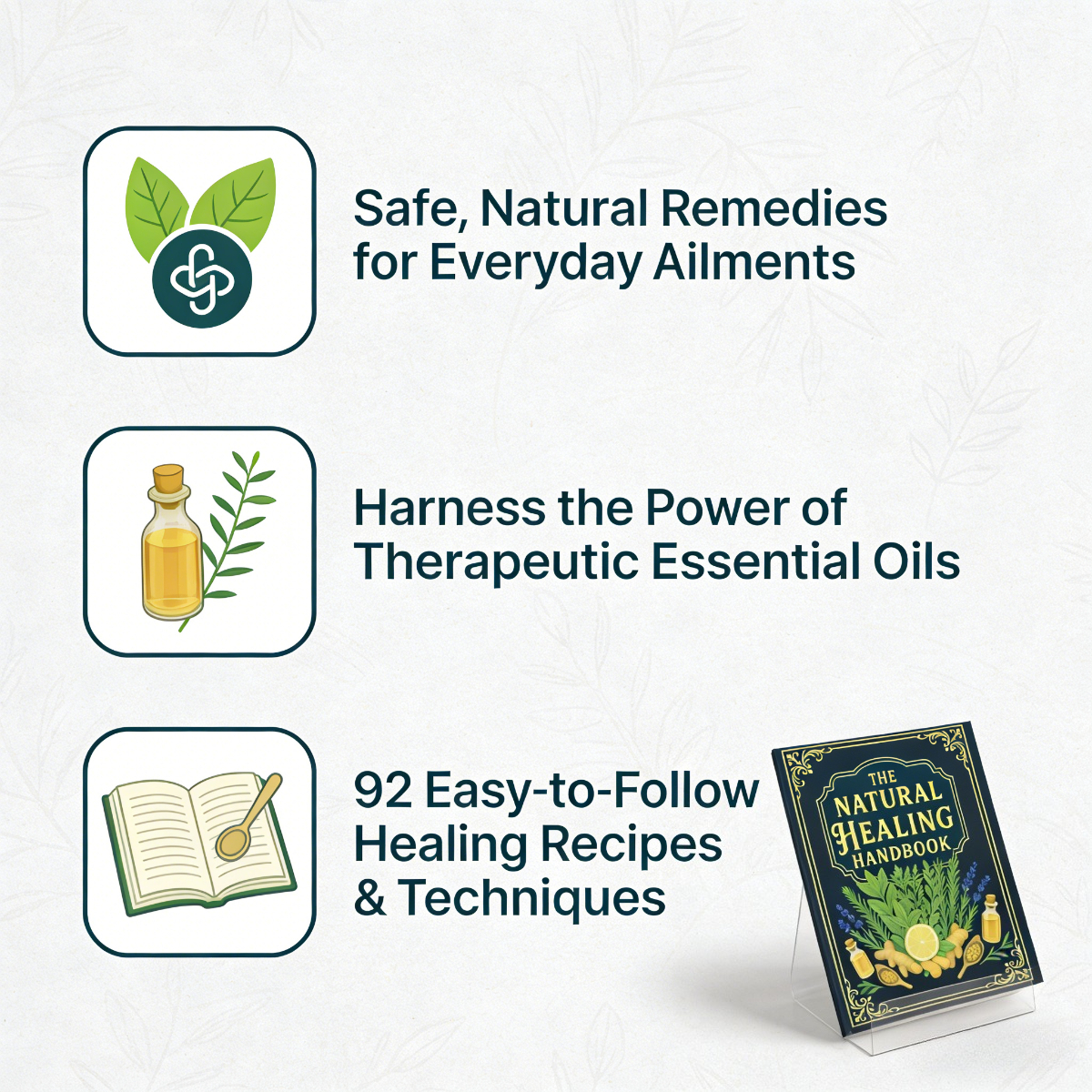 The Natural Healing Handbook:  - Holistic Health & Wellness บทวิจารณ์และราคา